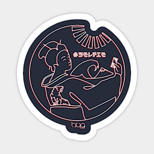 Selfie Geisha Sticker